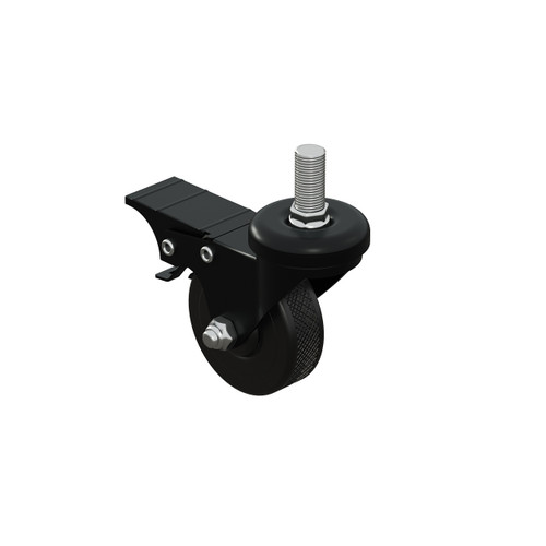 MAXe castor with brake 50 DIA x 17 W x 70 mm H - M10(E1051.4BK)