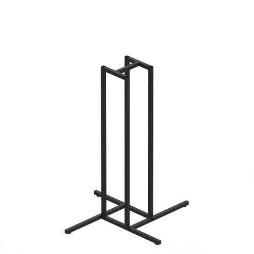 4-way clothes rack base, body only, arms sold separately 890 W x 890 D x 1190 mm H(R2030.1BKS)