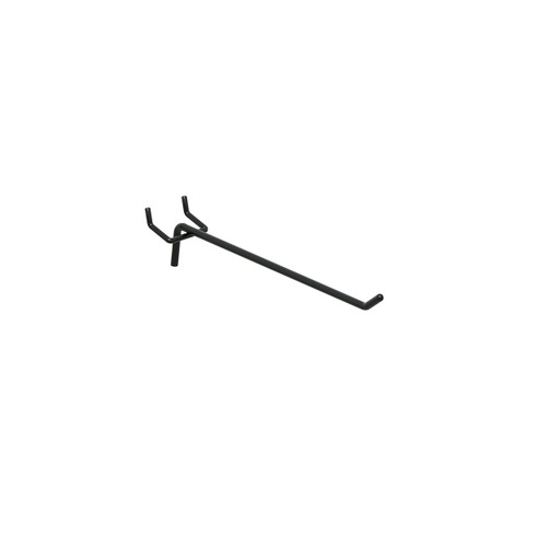 Slatwall/pegboard hook 150 L x 5 mm DIA(S3466BK)