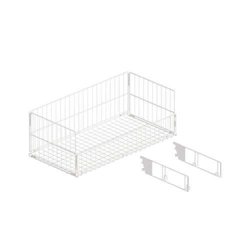 MAXe wire basket collapsible with angle adjustable brackets 882 W x 440 D x 310 mm H(E71509WTS)