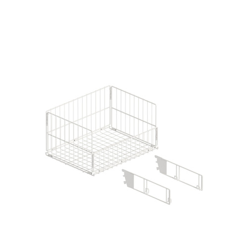 MAXe wire basket collapsible with angle adjustable brackets 582 W x 440 D x 310 mm H(E71506WTS)