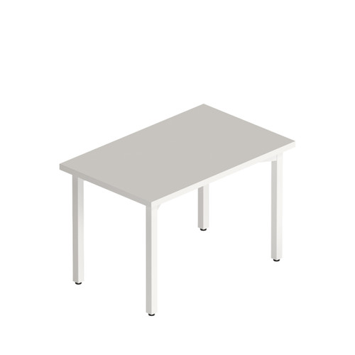 Table with folding base small with 30 mm thick top 950 W x 600 D x 610 mm H(M9001WHWTS)