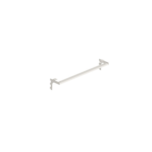 MAXe 8 mm glass shelf bracket set 600 mm bay 598 W x 21 H x 108 mm D(E63106.4WTS)