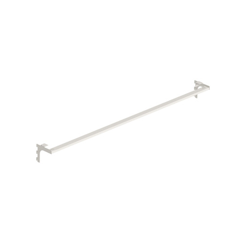 MAXe 8 mm glass shelf bracket set 1200 mm bay 1198 W x 21 H x 108 mm D(E63112.4WTS)