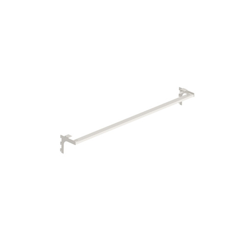 MAXe 8 mm glass shelf bracket set 900 mm bay 898 W x 21 H x 108 mm D(E63109.4WTS)