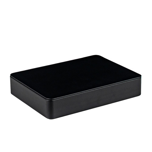Aura Long Pedestal Double - 204 W x 153 D x 38 mm H(J5519BLK)