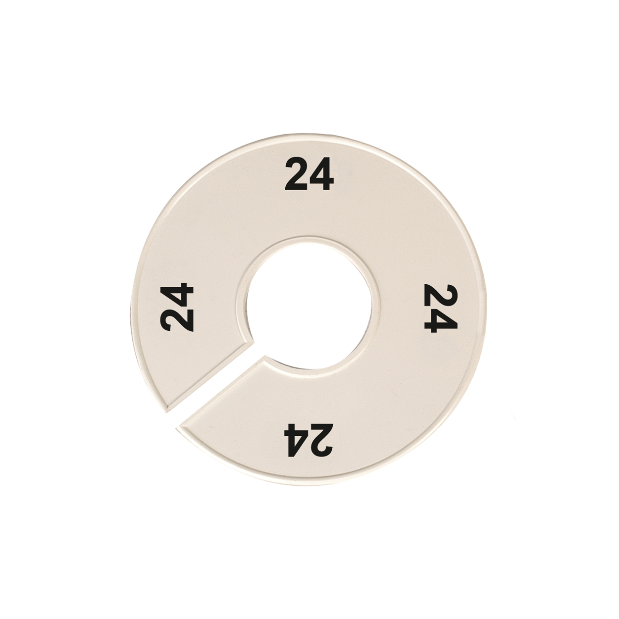 Size divider for rail size 24  40 DIA Inner x 113 mm DIA Outer(A2074WH.24)