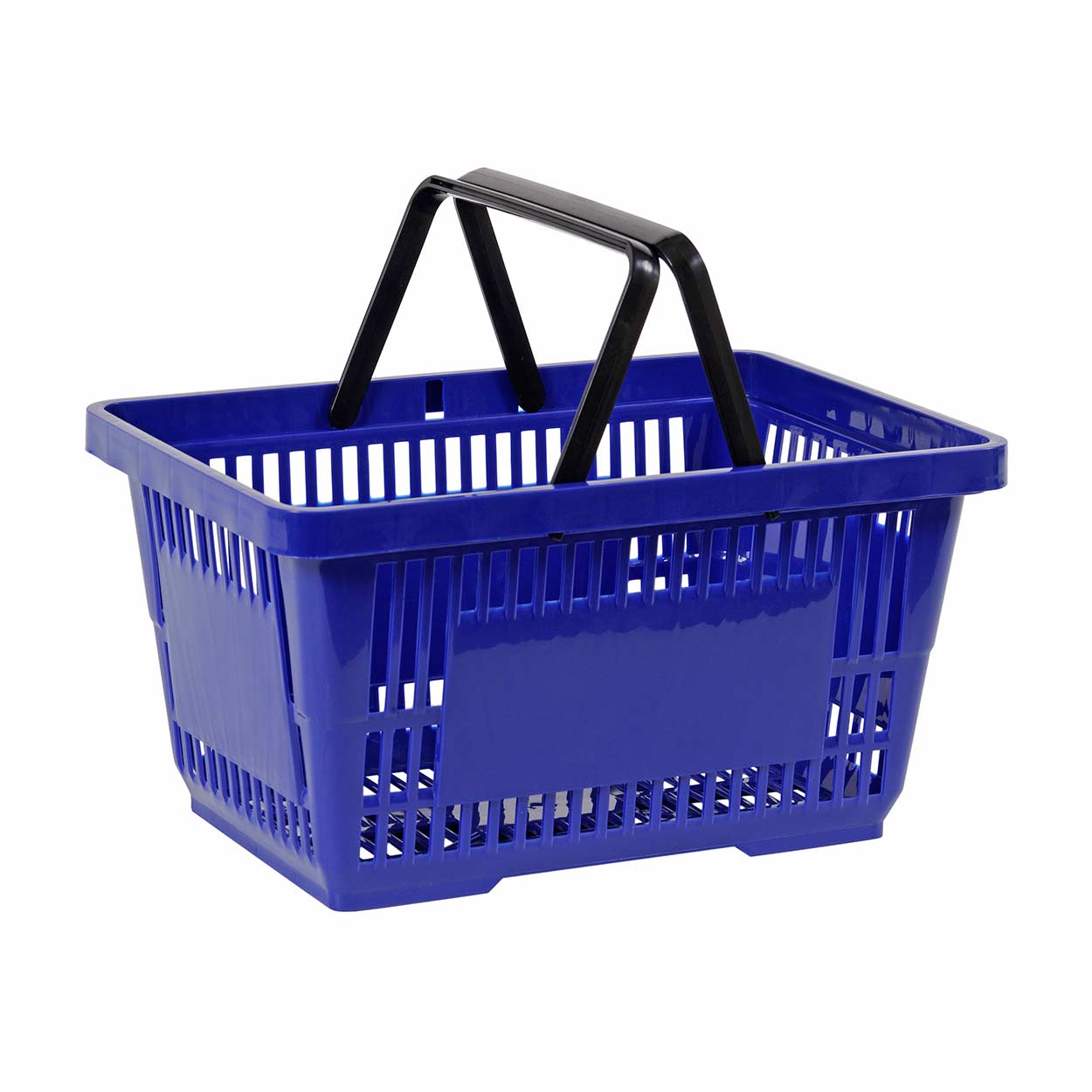 Stackable shopping basket with handle  425 W x 290 D x 225 mm H(A3000.1BL)