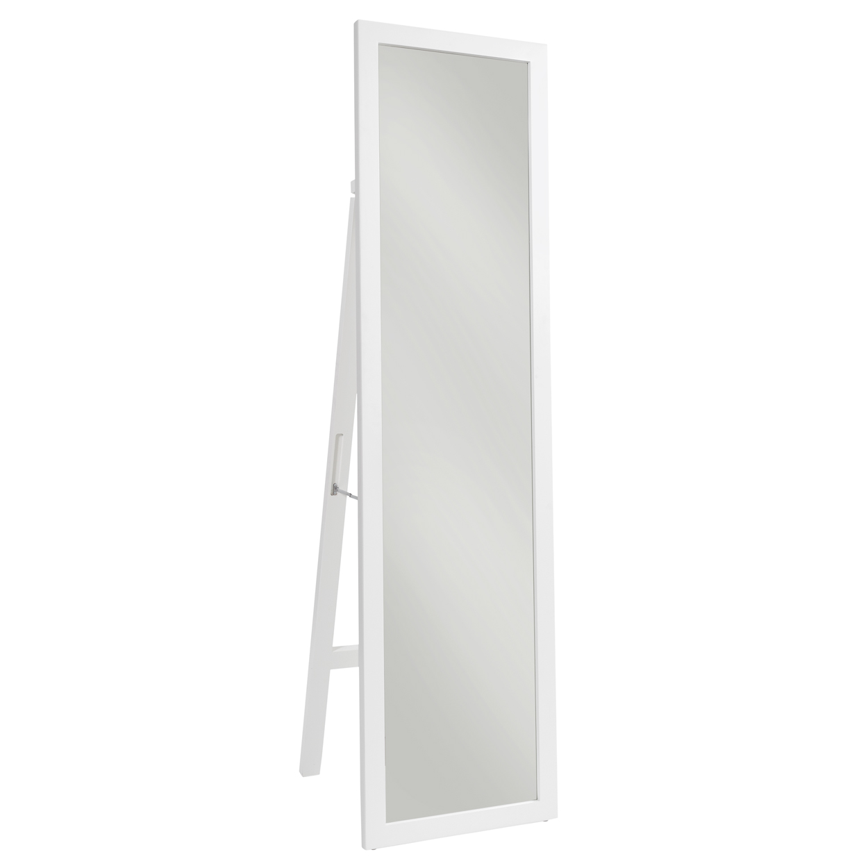 Large easel cheval mirror  500 W x 500 D x 1820 mm H(A3810MRWH)