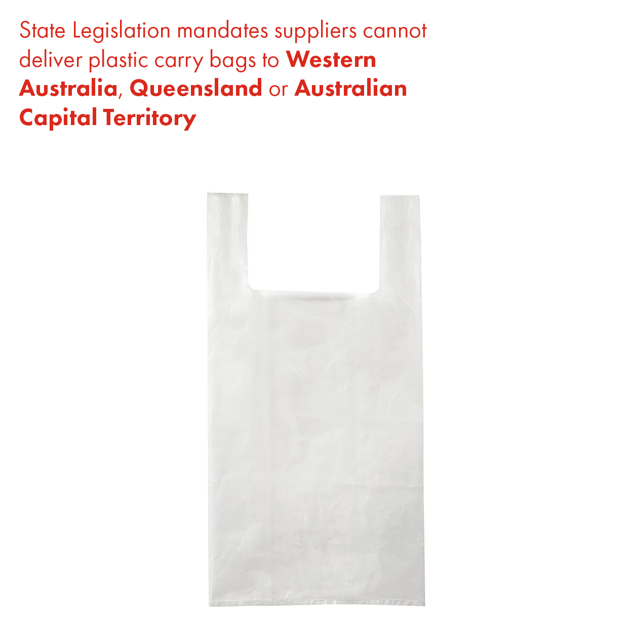 Shop for Shops Singlet shopping bag medium 340 W x 640 H x 204 mm gusset(A8136CL)