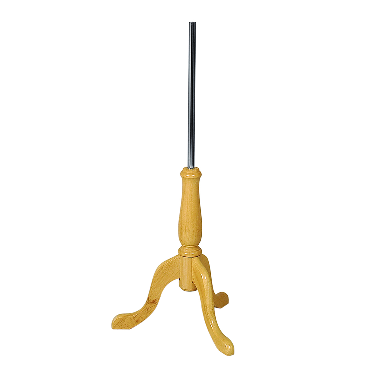 Shop for Shops Timber tripod stand with pole for torsos or busts Base 420 triangular 1260 mm H(B7660BH)