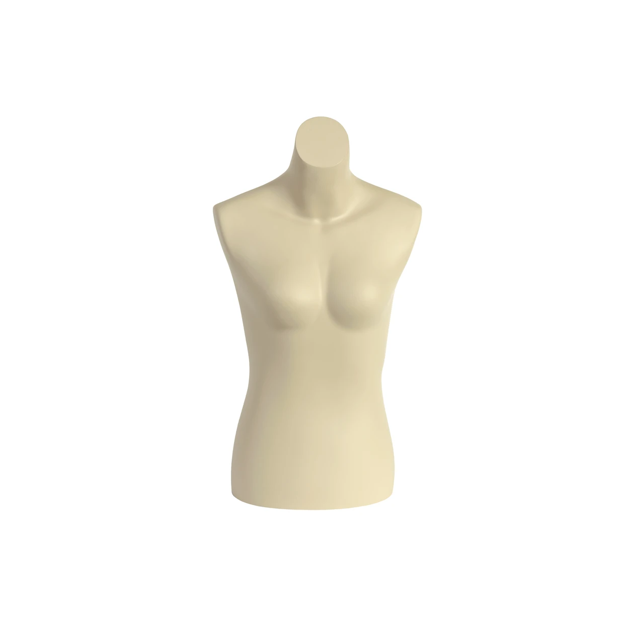 Shop for Shops Budget plastic female torso 10-12 with mount for pole HT=670, Chest=890, W=640 H=865(B9332SK)