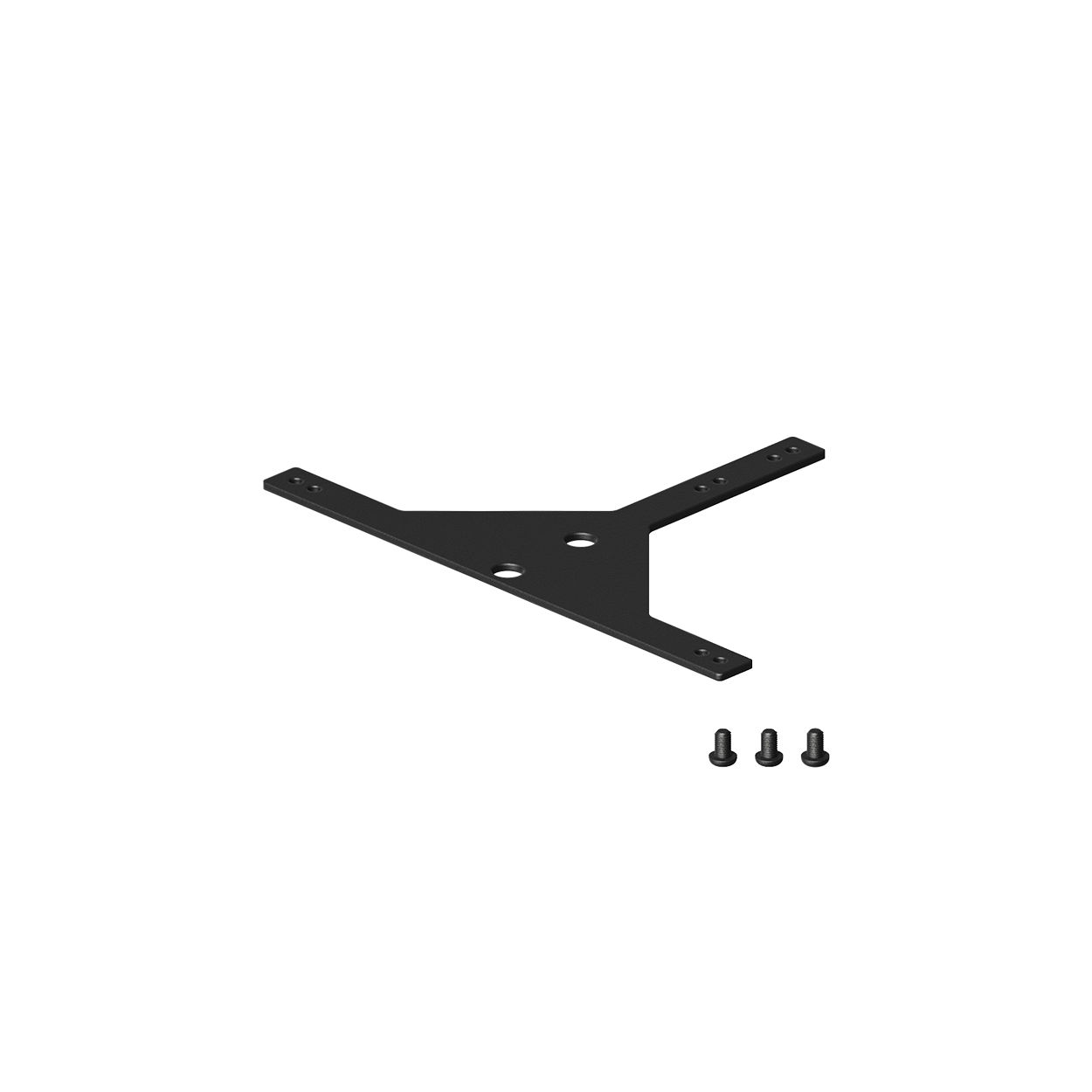 MAXe brace plate - end post  165 W x 237 D x 3 mm Thick(E2063.4BKS)