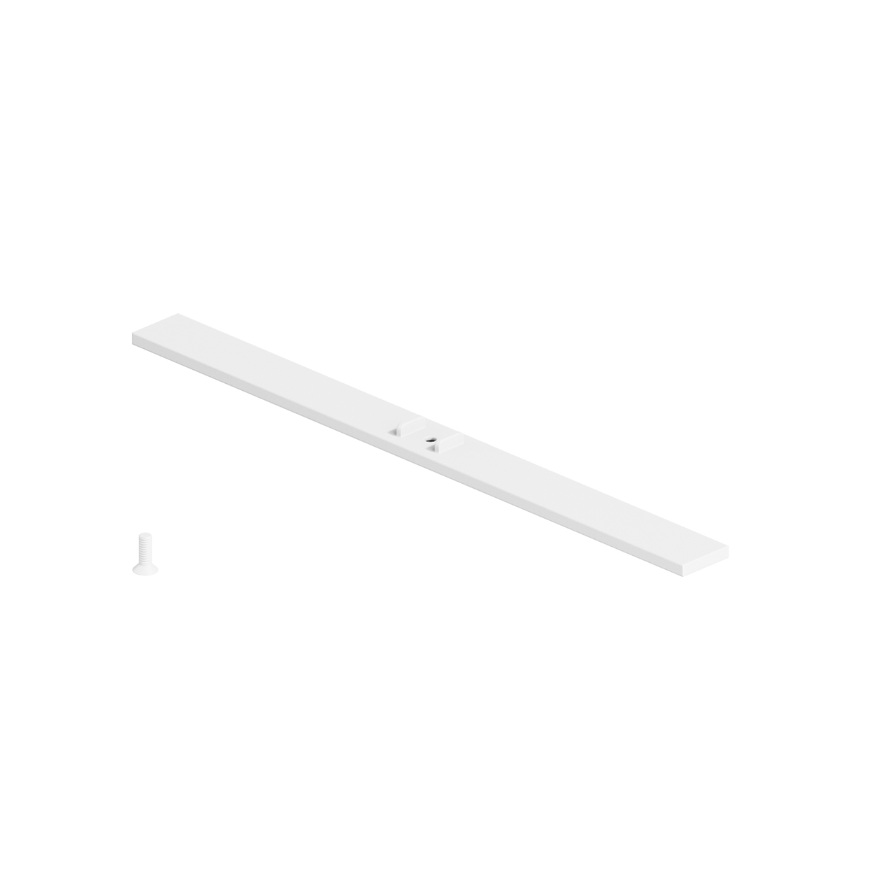 MAXe double sided post flat foot - double sided  50 W x 600 D x 8 mm Thick(E2302.4WTS)