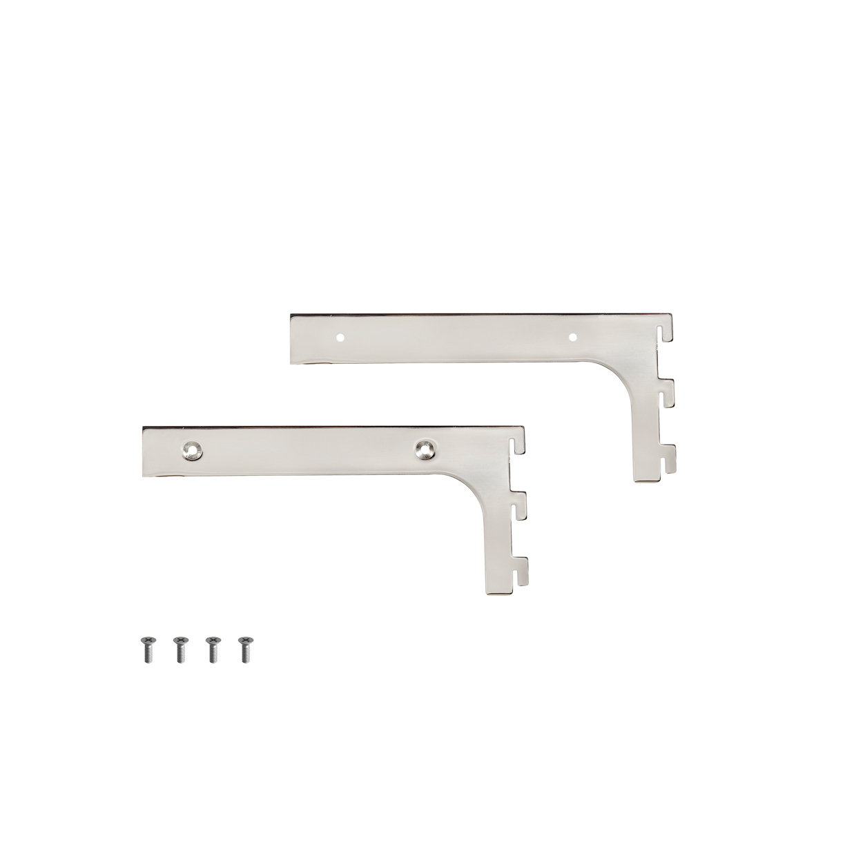 Shop for Shops MAXe 30 mm shelf bracket set 200 mm D 30 H x 2.5 mm Thick(E6002CH)