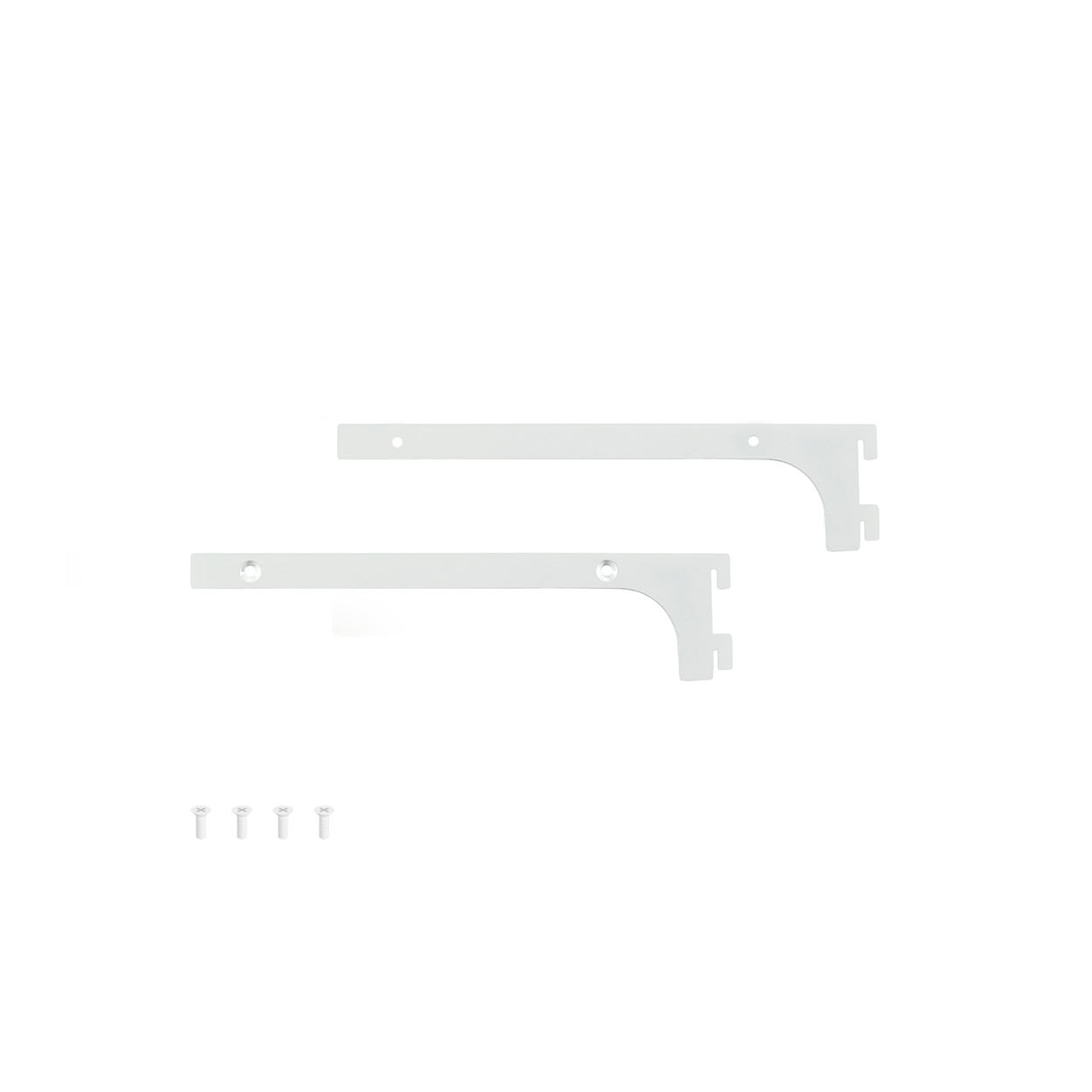 Shop for Shops MAXe 18 mm shelf bracket set 200 mm D 18 H x 2.5 mm Thick(E6012WTS)