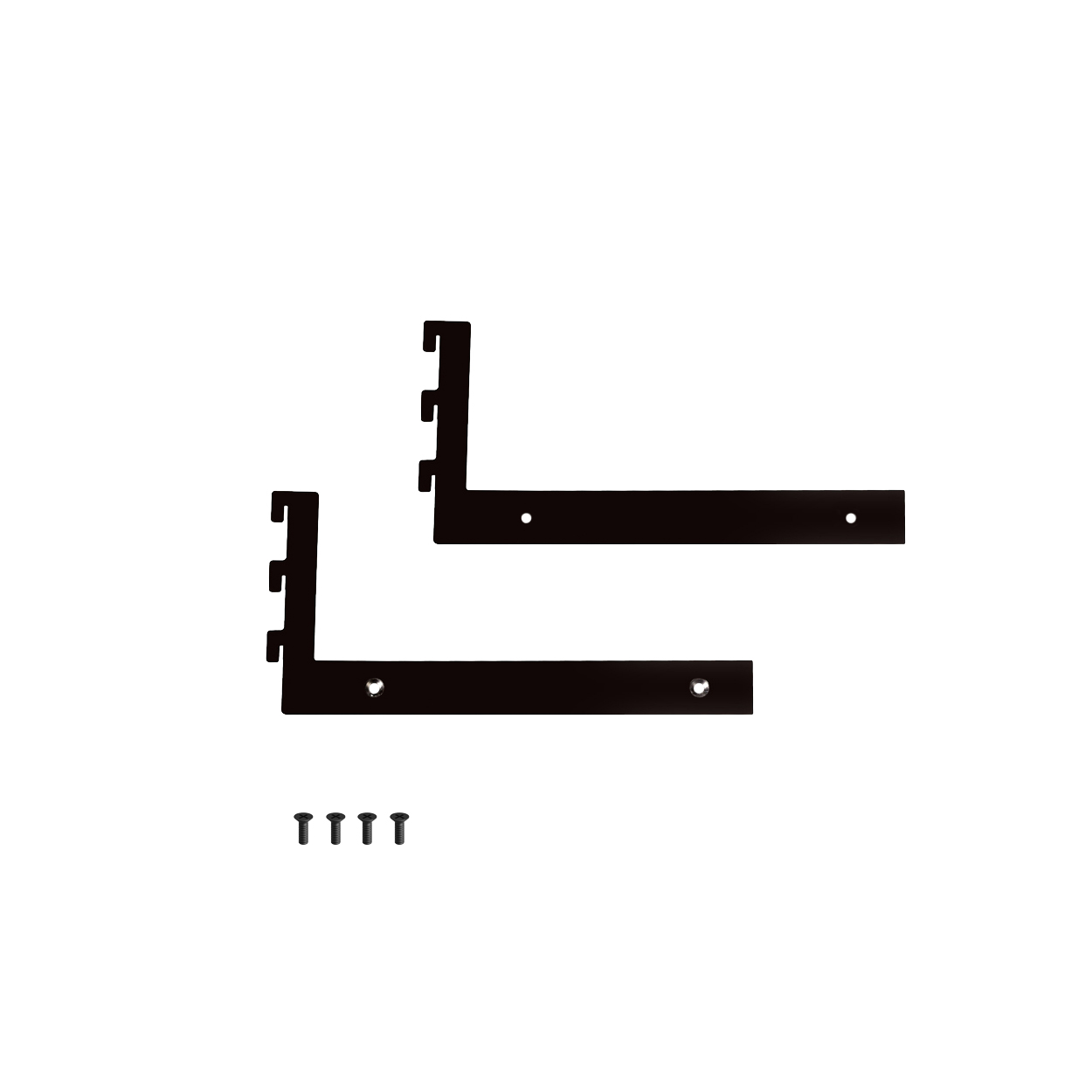 Shop for Shops MAXe 30 mm shelf base bracket 200 mm D 30 H x 2.5 mm Thick(E6202BKS)