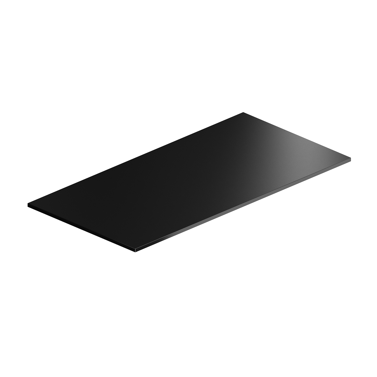 Shop for Shops MAXe 18 mm H frame gondola top - large 1330 W x 670 D x 18 mm Thick(E6913.4BK)