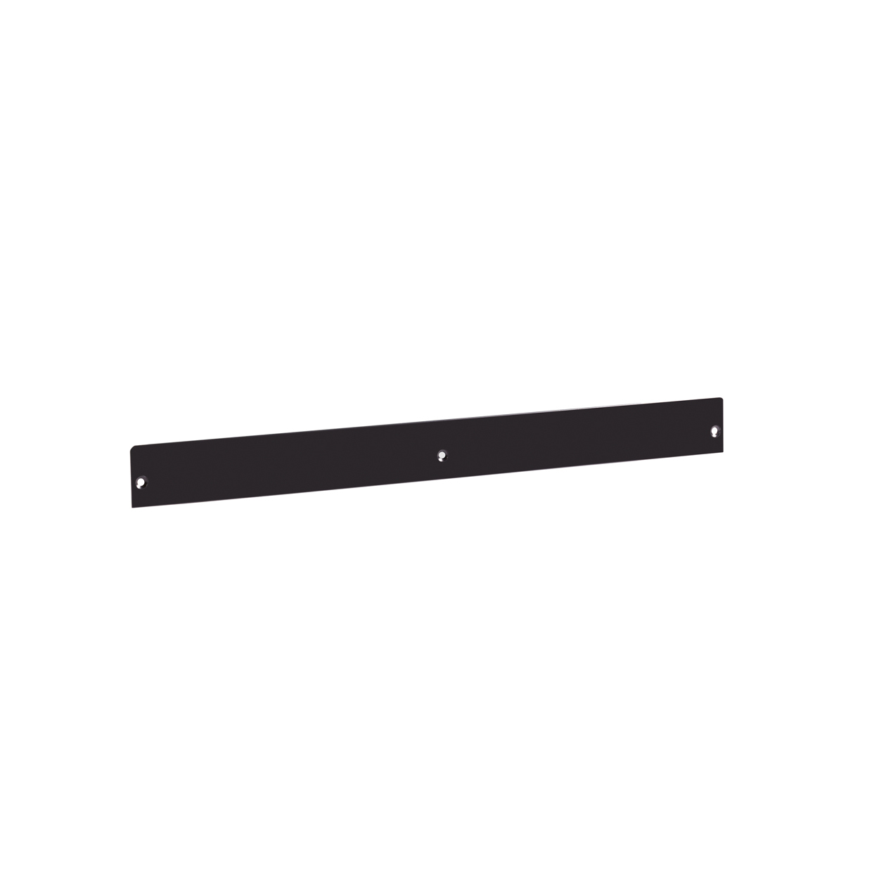 MAXe 30 mm shelf lip 52 H - 600 mm bay  593 W x 2.5 mm Thick(E7006BKS)