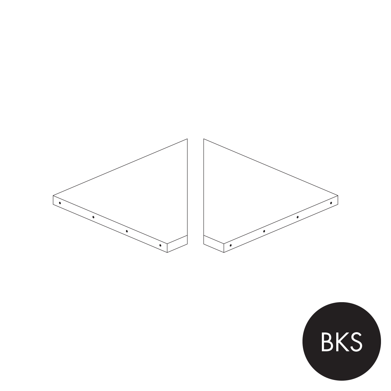 Shop for Shops MAXe metal corner shelf set 600 x 600 bay - 500 mm D 593 W x 30 mm Thick(E7156BKS)