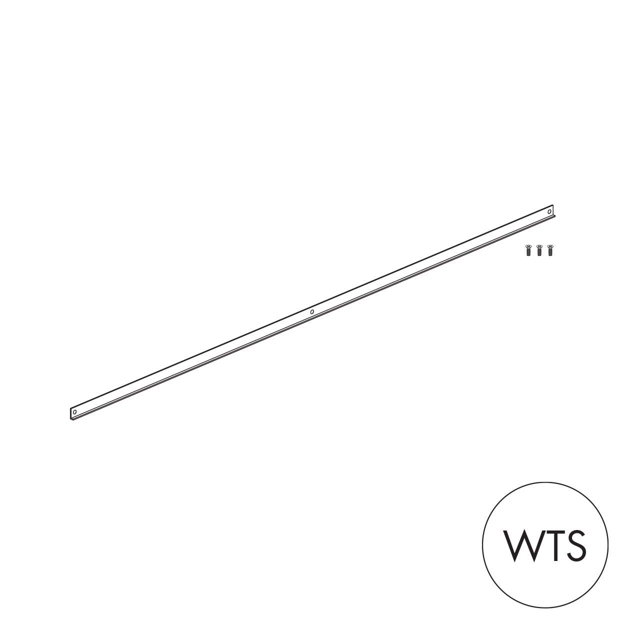 Shop for Shops MAXe 18mm shelf brace 1200 mm bay 1190 W x 17 H x 2mm Thick(E7812WTS)