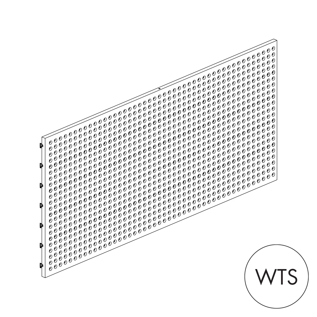 Shop for Shops MAXe peg metal panel 560 H - 1200 mm bay 1190 W x 18 mm Thick(E8612.4WTS)
