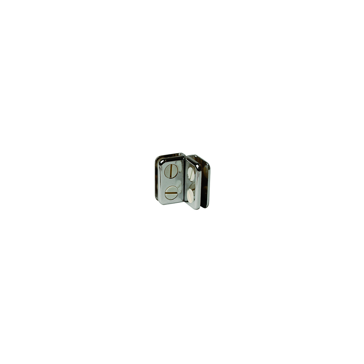 Door hinge connector for assembly of glass cube units  Suitable for 5 mm Thick Glass(F1005CH)