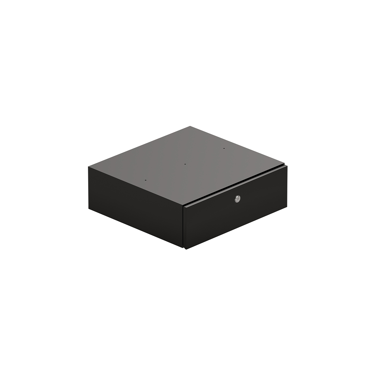 Timber laminate drawer unit suits timber laminate counter  500 W x 460 D x 160 mm H(F4005BK)