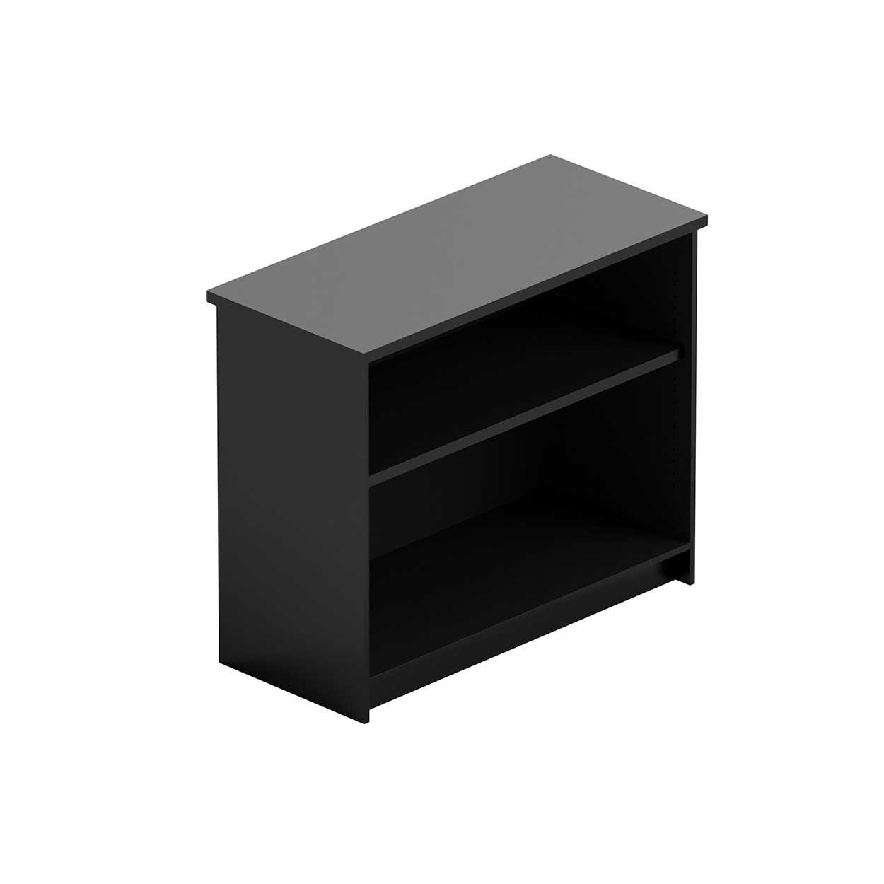 Shop for Shops Counter 1200 mm with timber laminate with adjustable shelf 1200 W x 1000 H x 544 mm D(F4012BK)