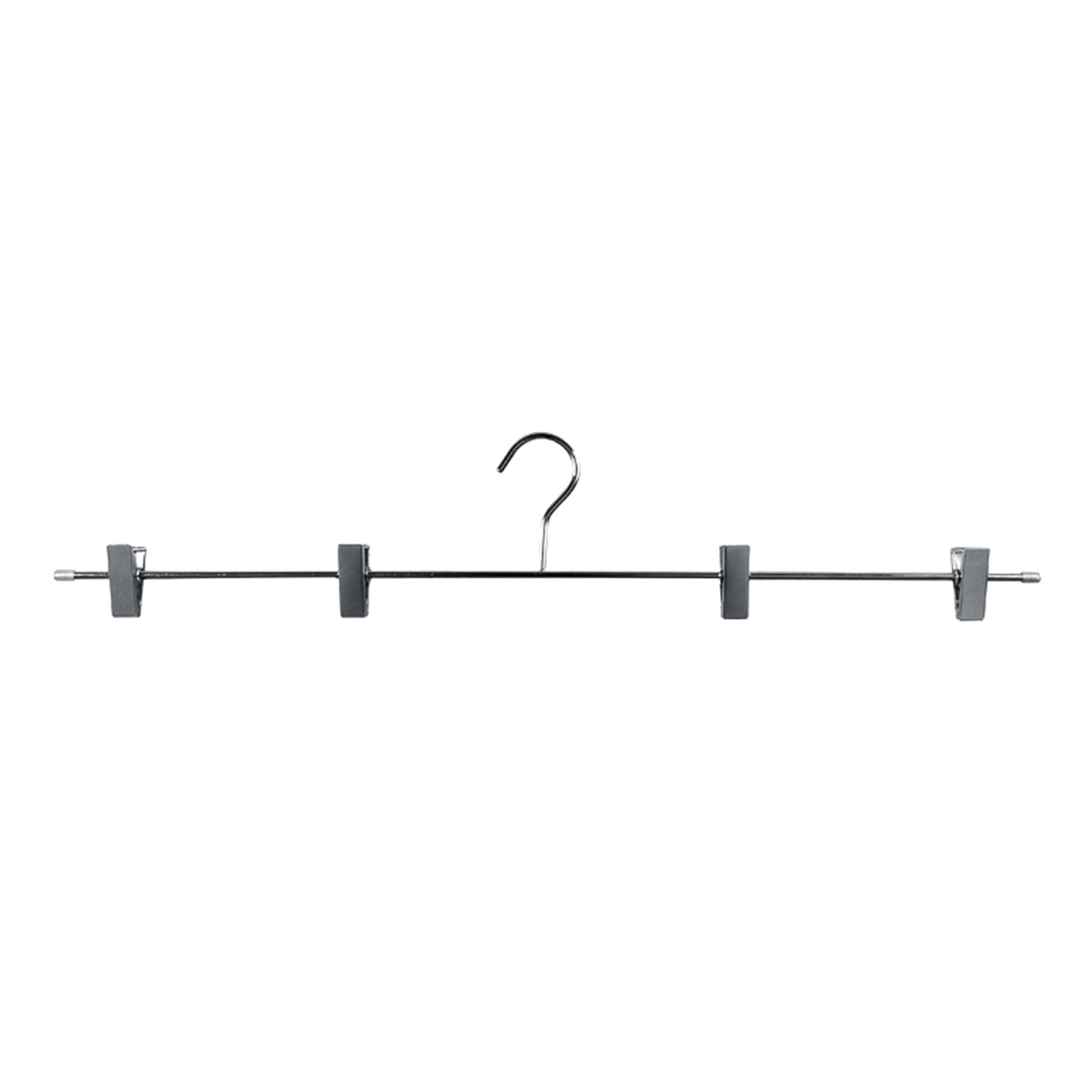 Shop for Shops Deluxe wide clip metal hanger with 4 x adjustable clips 650 W x 5 mm DIA(H3200CH)