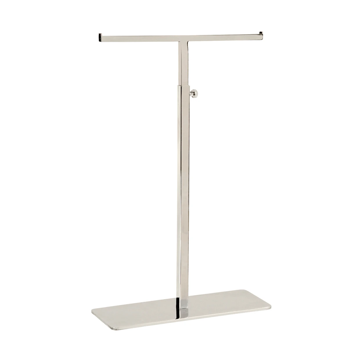 Standard handbag display stand double sided  220 x 90 base,410-720 mm Adj H(M2826CH)