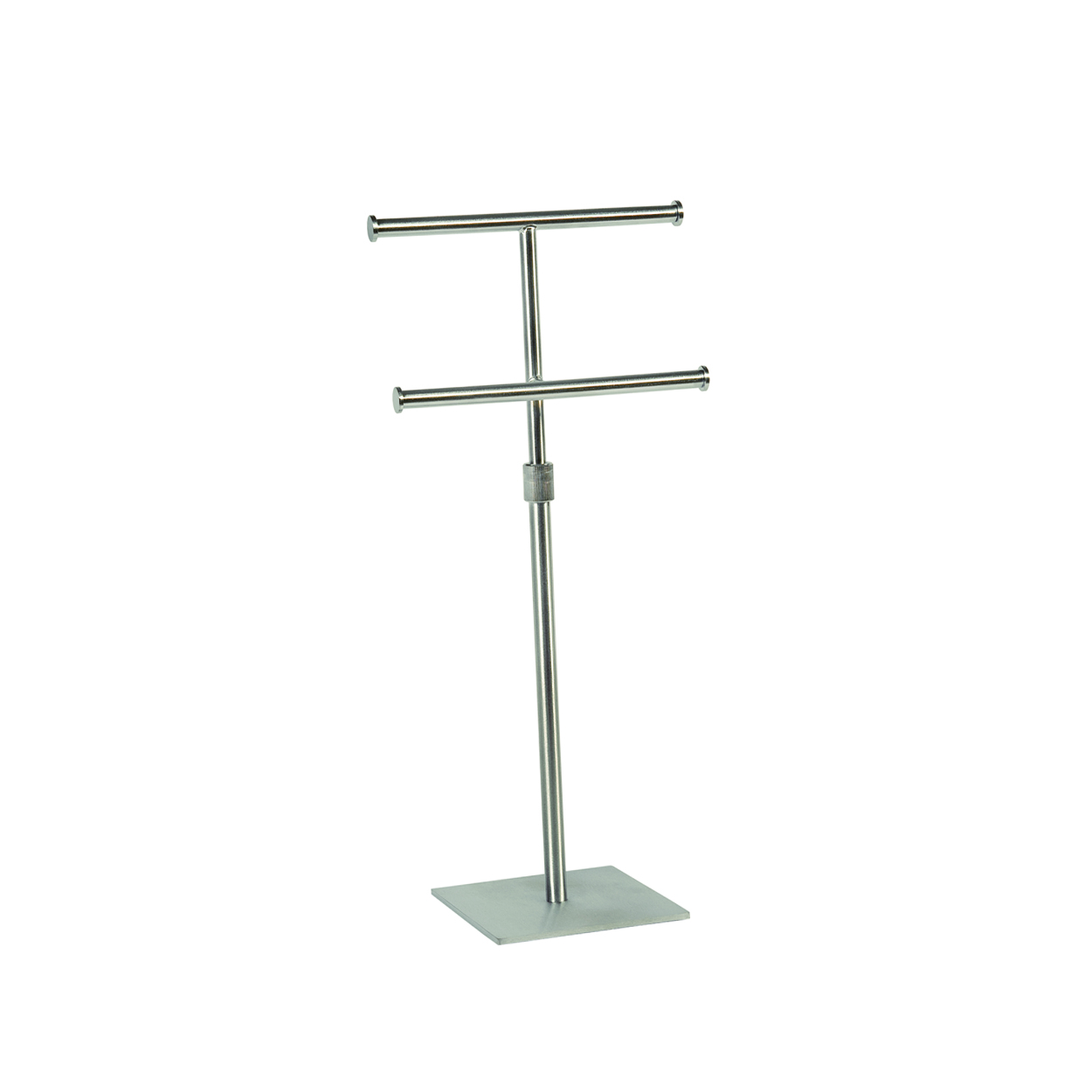 Shop for Shops Two tier hanging jewellery display with adjustable height 150 mm sq base 300-570 mm Adj H(M2832SC)