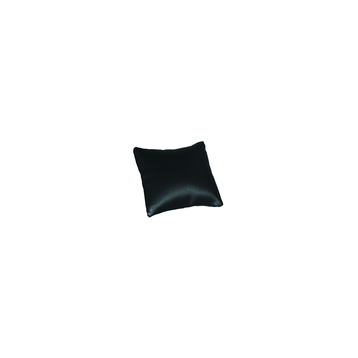 Leatherette cushion small for jewellery display  70 mm Square(M3112BK)