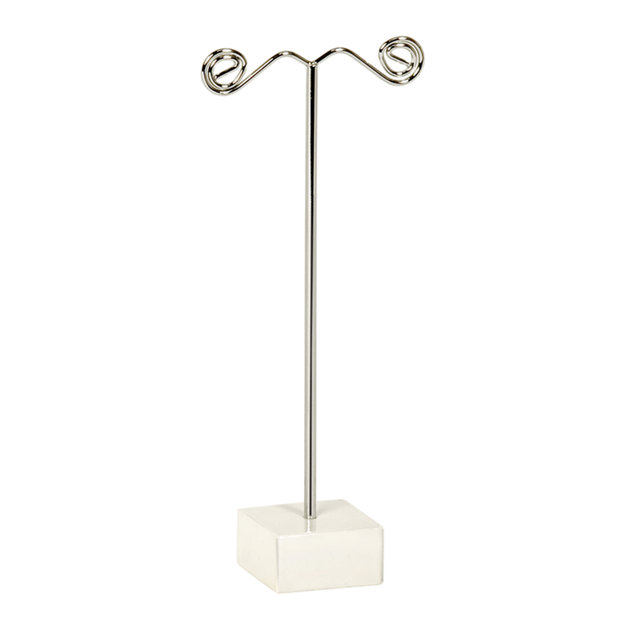 Shop for Shops Earring stand on cube large 30 mm sq base x 130 mm H(M3310CHWH)