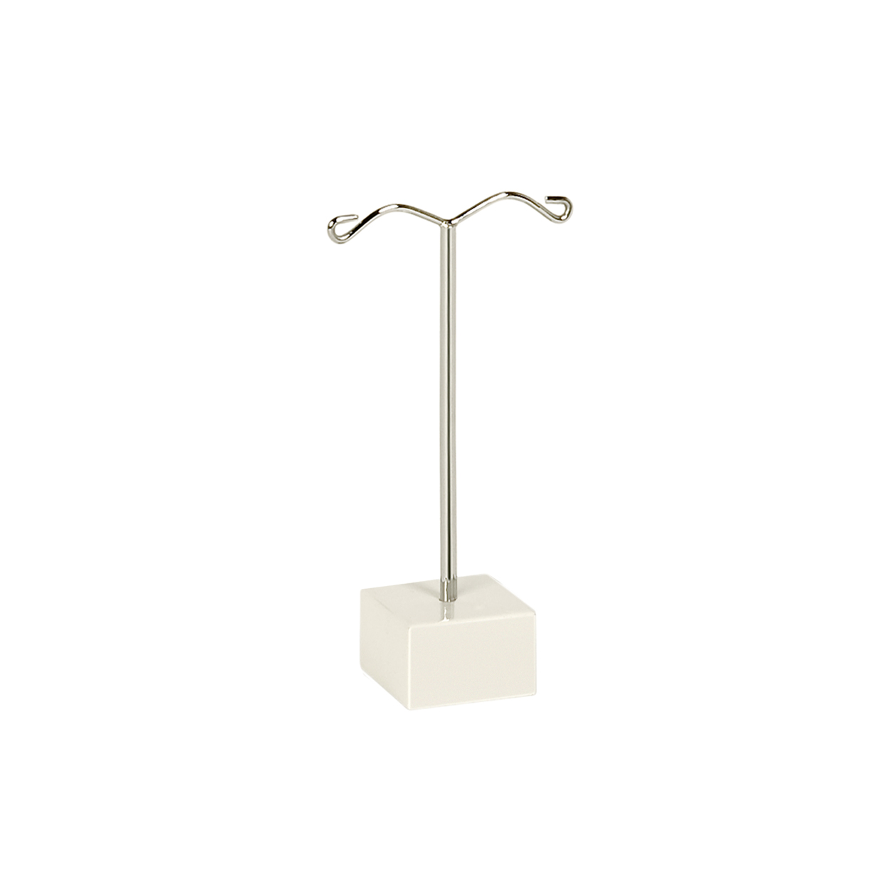 Shop for Shops Earring stand on cube small 25 mm sq base x 80 mm H(M3312CHWH)