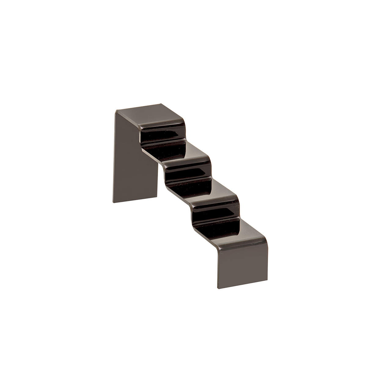 Stepped jewellery display with 4 steps  230 W x 48 D x 100 mm H(M3350BK)