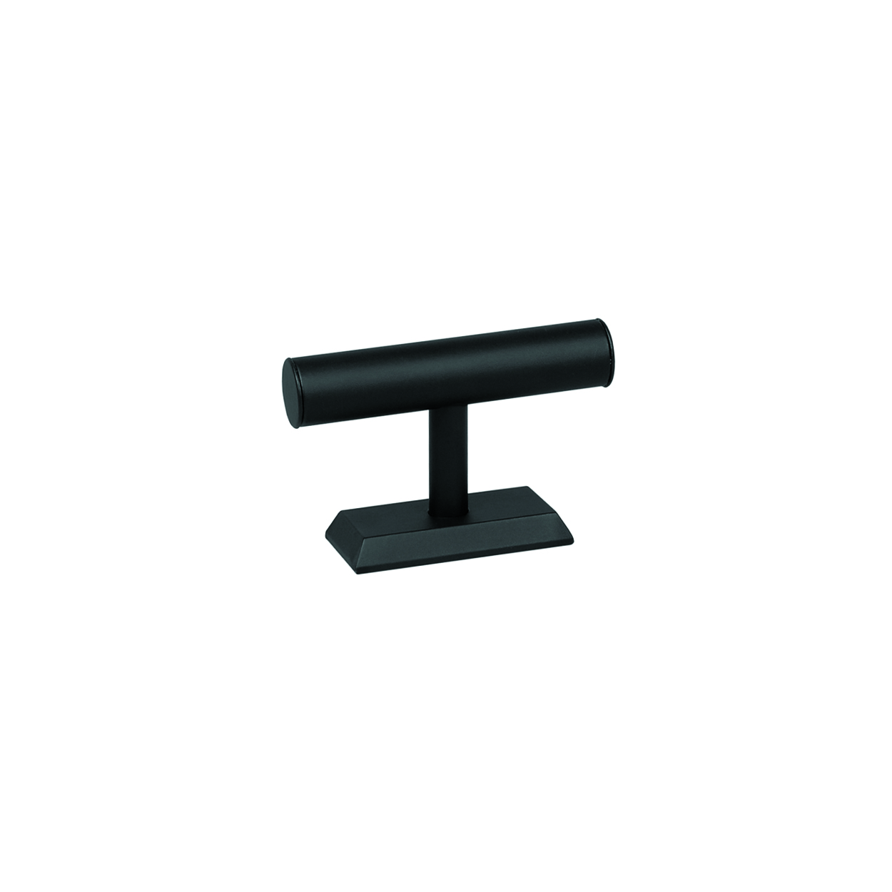 Shop for Shops Leatherette jewellery bar one tier 200 W x 75 D x 130 mm H(M3401BK)