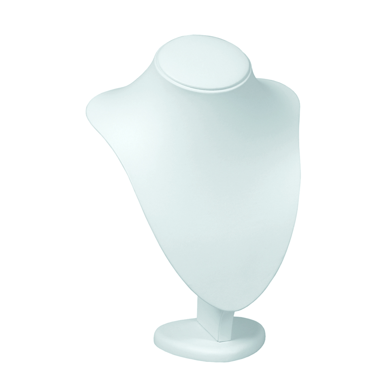 Shop for Shops Leatherette jewellery bust extra large 230 W x 160 D x 305 mm H(M3410WH)