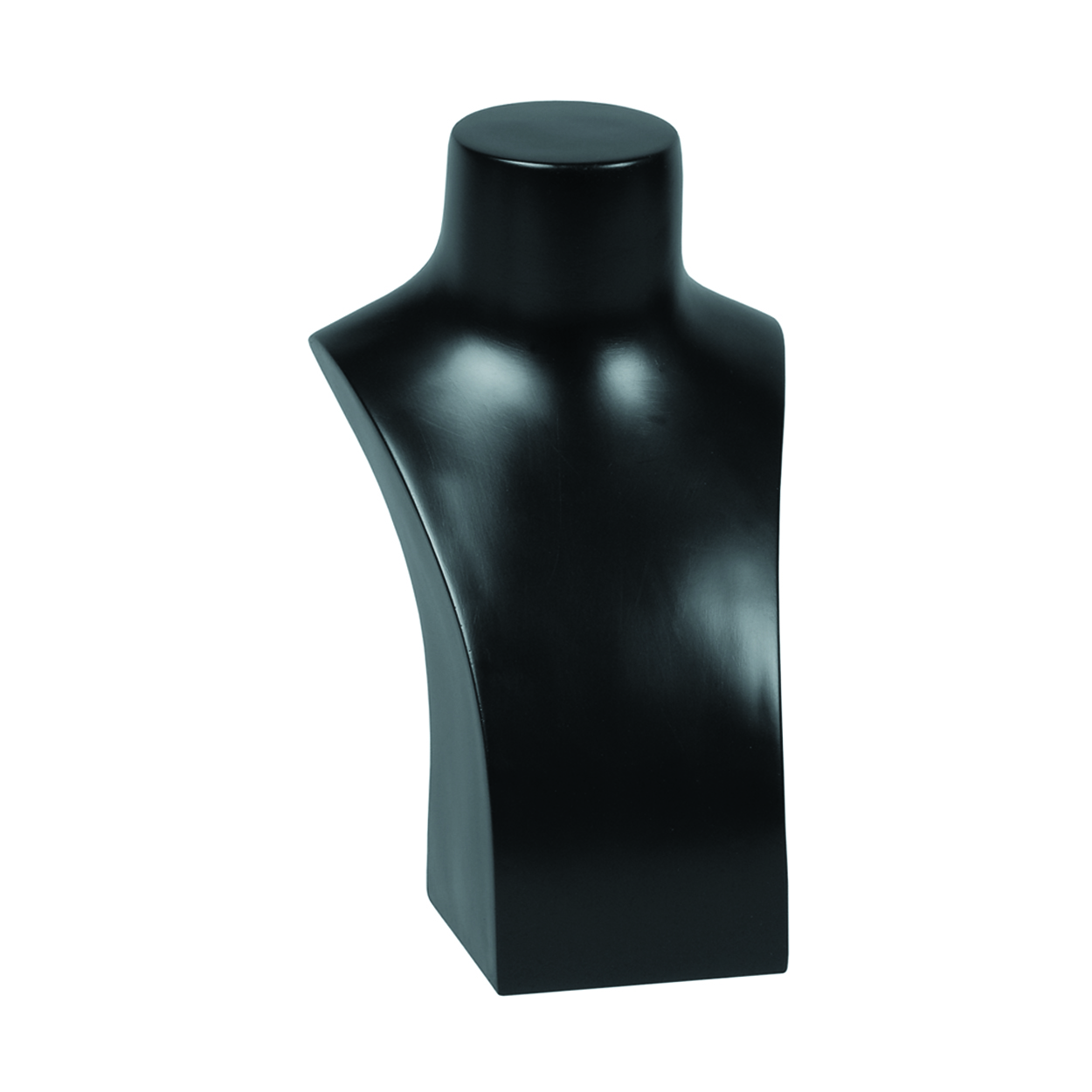Modern jewellery bust extra large  190 W x 200 D x 330 mm H(M3450BK)