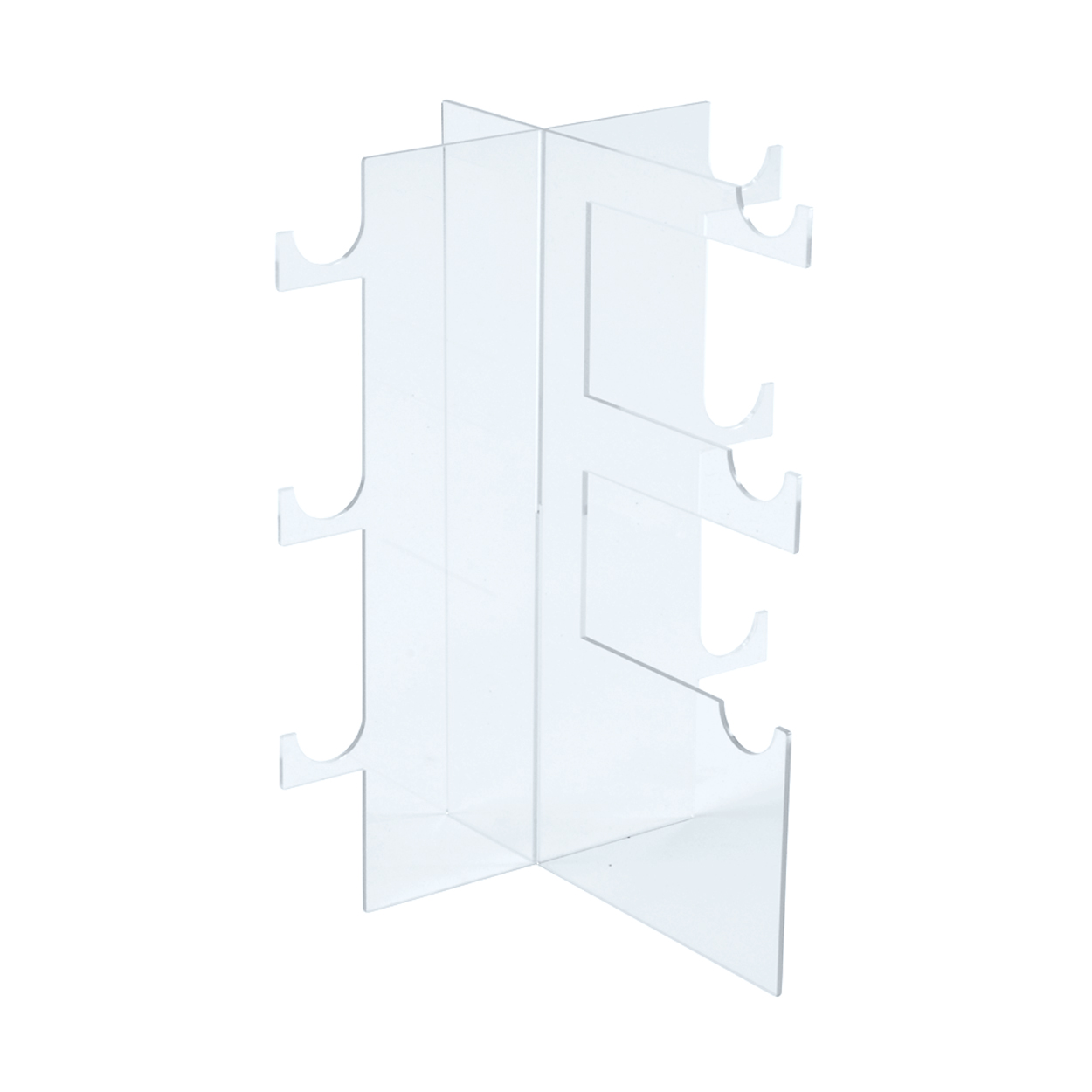 Shop for Shops 3 piece acrylic eyewear stand for counter top 160 W x 140 D x 200 mm H(M3600CA)