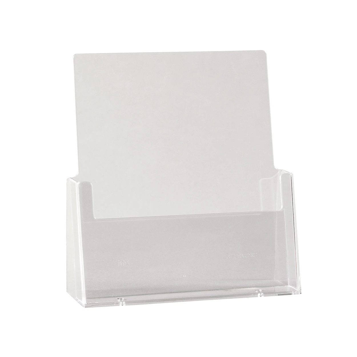 Single level A4 freestanding brochure holder  285 H x 230 W x 100 mm D(M4102CA)