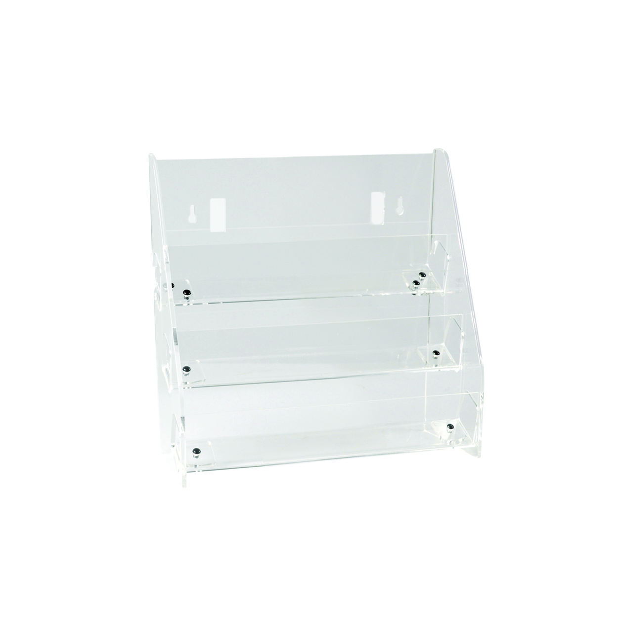 Shop for Shops 3 tier card unit - can be mounted on slatwall 295 mm 295 W x 145 D x 310 mm H(M4340CA)