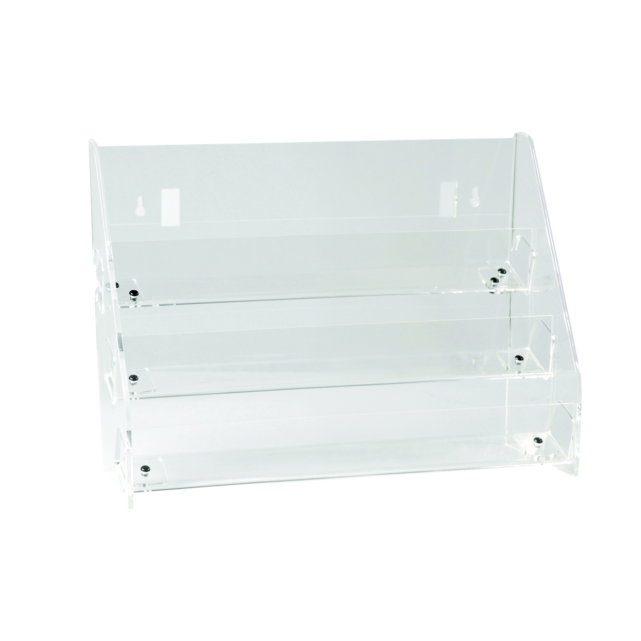 Shop for Shops 3 tier card unit - can be mounted on slatwall 445 mm 445 W x 145 D x 310 mm H(M4345CA)