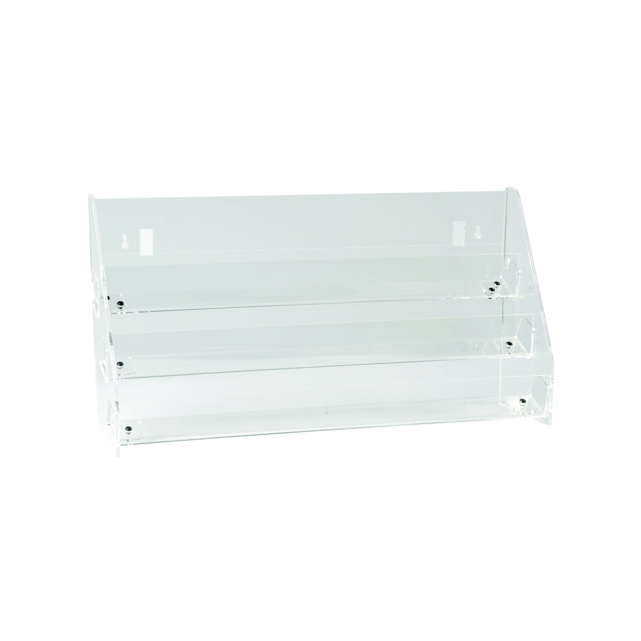Shop for Shops 3 tier card unit - can be mounted on slatwall 586 mm 586 W x 145 D x 310 mm H(M4350CA)