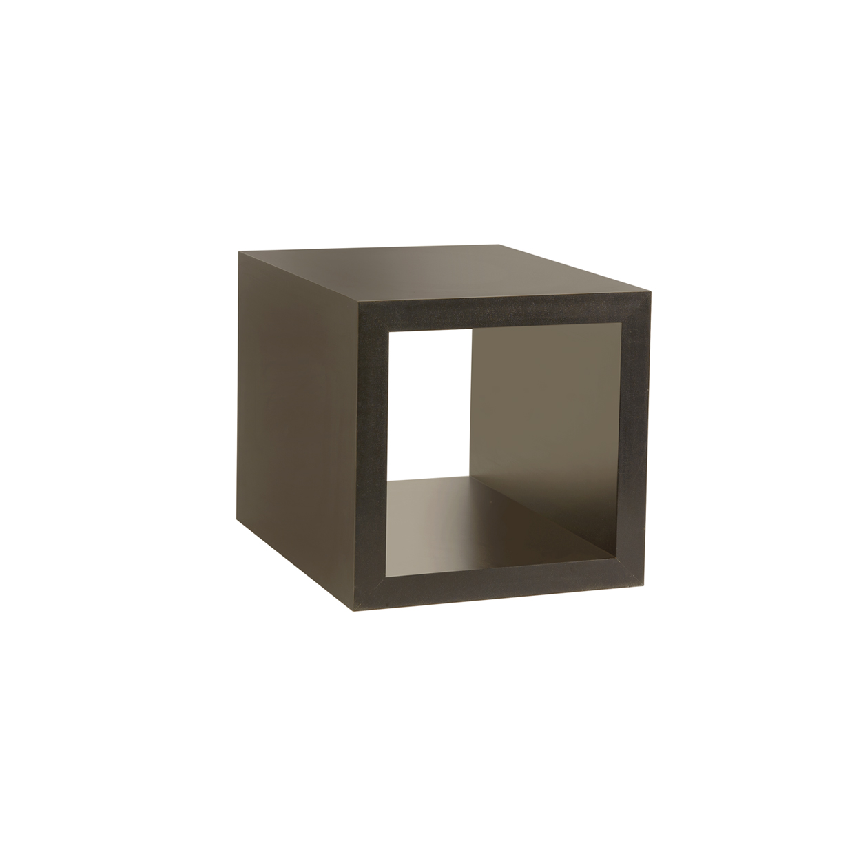 Shop for Shops Small square wooden display cube 298 x 298 x 400 mm D(M5400BK)