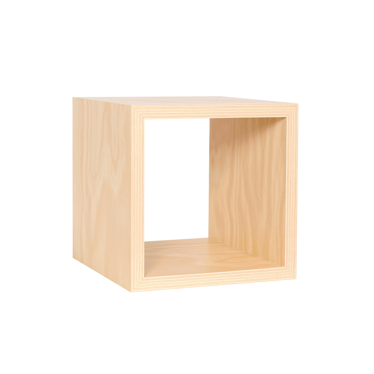 Shop for Shops Medium square wooden display cube 398 x 398 x 400 mm D(M5401PY)
