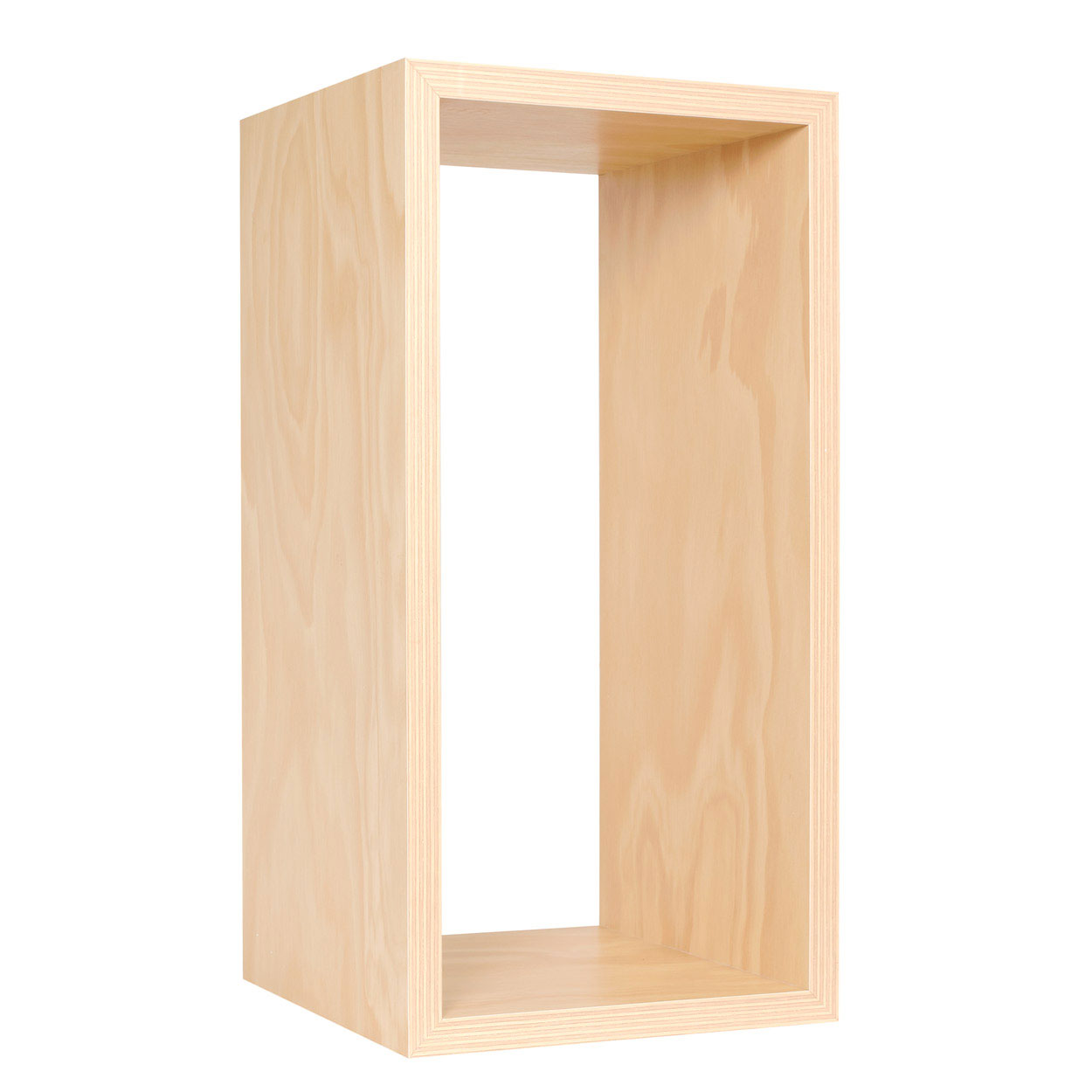 Shop for Shops Large rectangular wooden display cube 796 x 398 x 400 mm D(M5412PY)