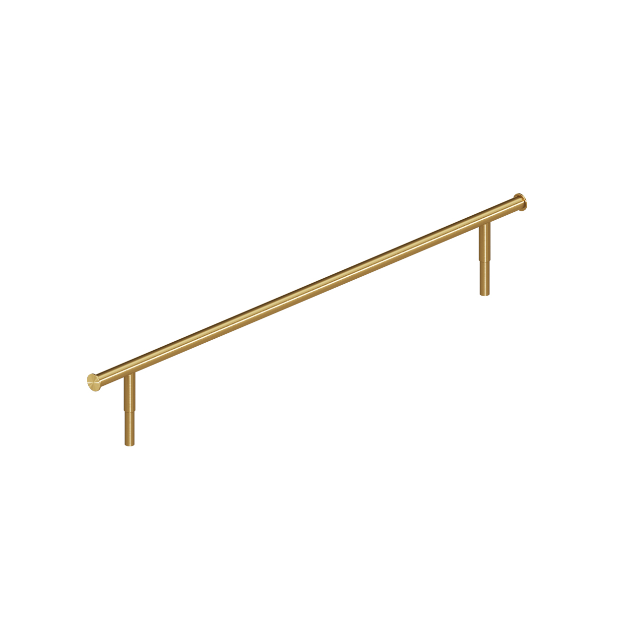 Brass plated top rail for R1405.2 Little racks  986 mm W(R1410.2BRS)