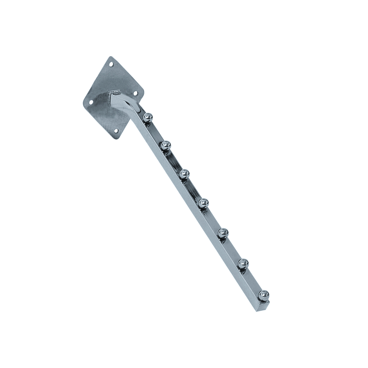 Wall mount waterfall arm 7 ball  410 L with 95 Hx75 mm W Plate(S1230CH)