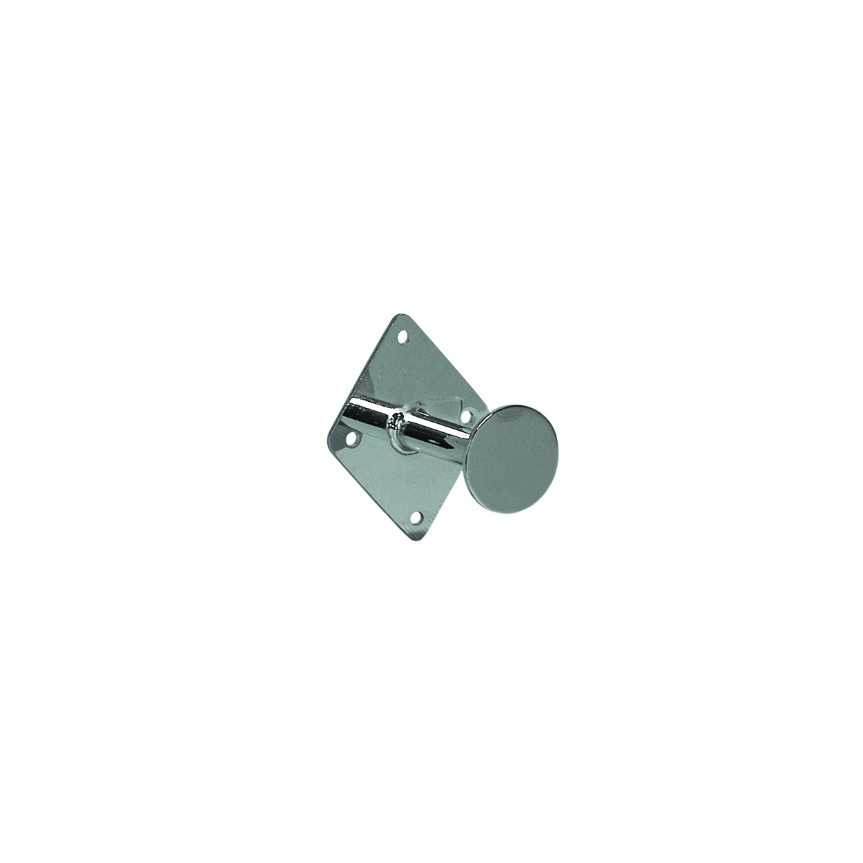 Wall mount dressing room hook   80 D with 95 Hx75 mm W Plate(S1239CH)